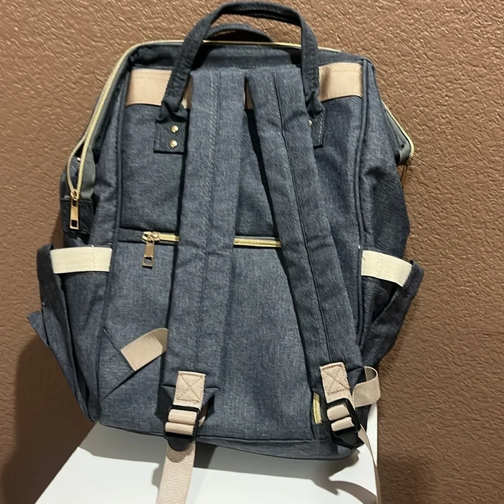 NEW Grey Mommy Diaper Backpack